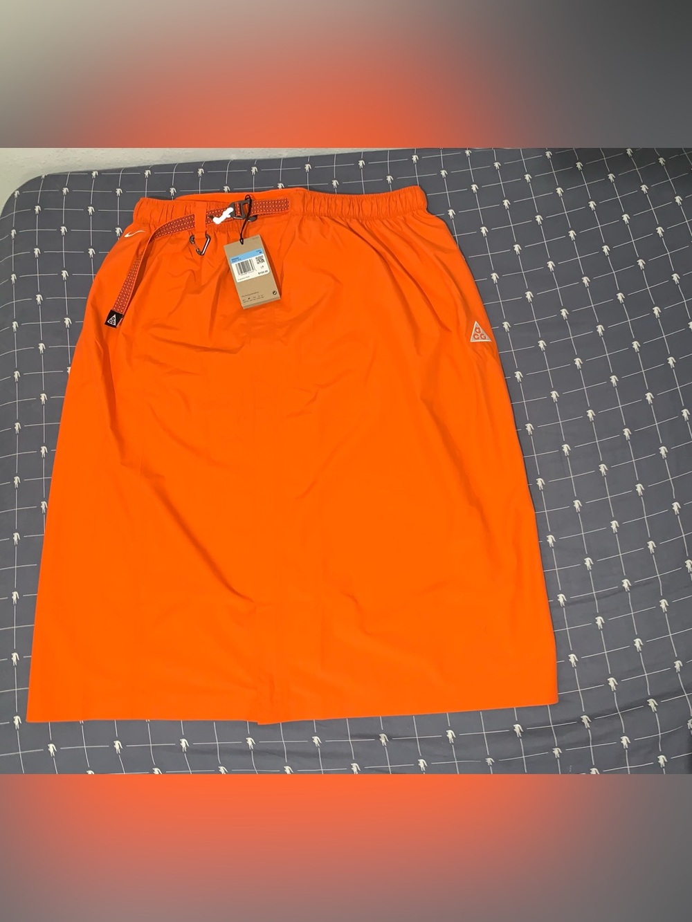 Nike ACG "Morpho" Storm-FIT ADV Cargo Wrap Skirt Orange II0927-819 Size: Medium